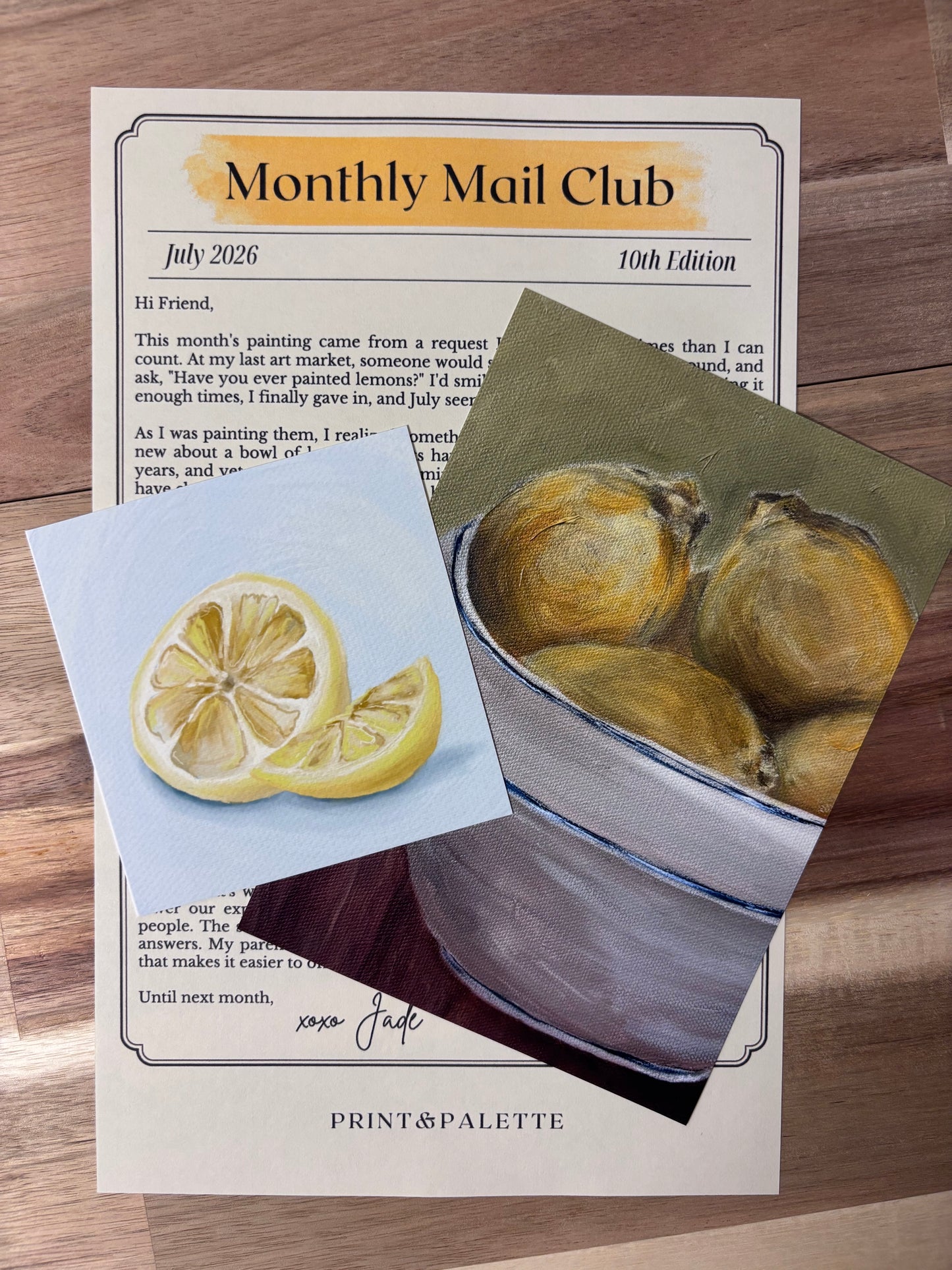 July Catch-up Print