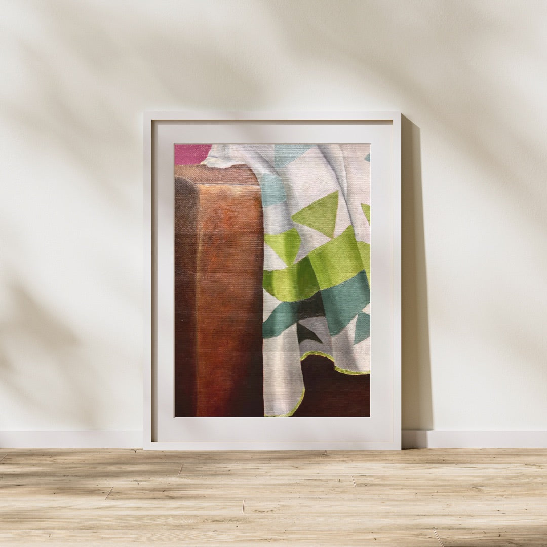 Draped Quilt Fine Art Print