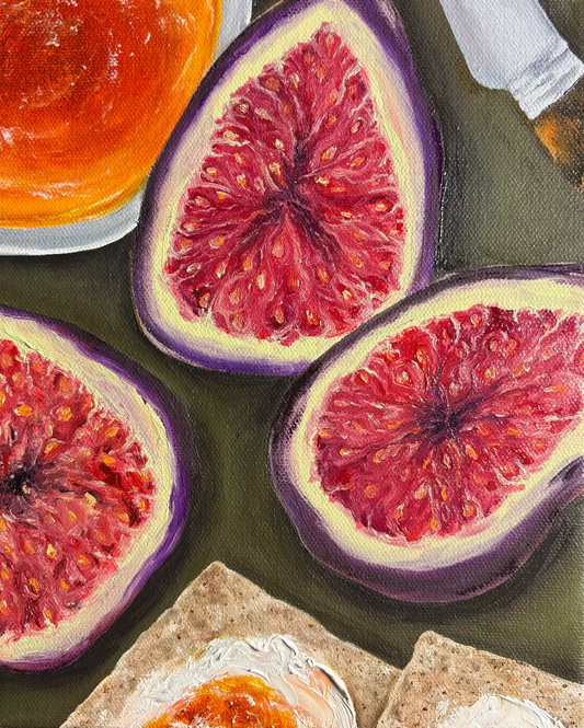 8x10 Figs Original Oil Painting