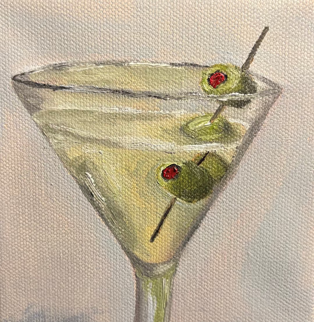 Dirty Martini Art Print
